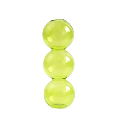 Nordic Glass Flower Vase – Decorative Terrarium Planter for Home, Living Room & Office Décor