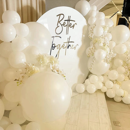 Retro Latex Balloons – 5/10/12/18 Inch White, Sand, Pink, Coffee & Sage Green Balloons for Birthday, Baby Shower & Wedding Decor