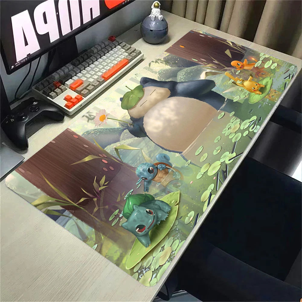 Pokémon XXL Gaming Mouse Pad – 900×400 Extended Anime Desk Mat (Pikachu Cartoon Playmat)