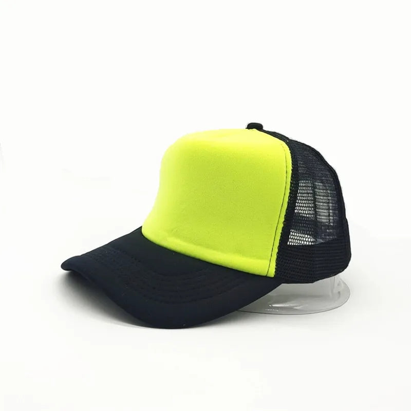 Gorra Trucker de Malla de 5 Paneles con Logotipo Personalizado – Gorra de Béisbol Ajustable para Hombres y Mujeres, Equipos Deportivos y Uso al Aire Libre en Verano