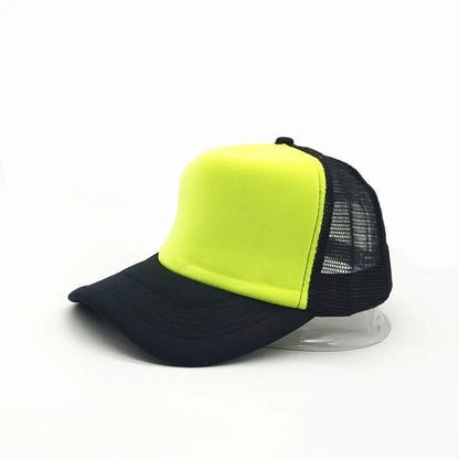 Gorra Trucker de Malla de 5 Paneles con Logotipo Personalizado – Gorra de Béisbol Ajustable para Hombres y Mujeres, Equipos Deportivos y Uso al Aire Libre en Verano