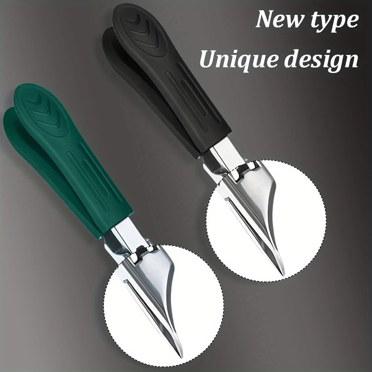Coupe-ongles incarnés robuste en acier inoxydable – Lame ultra-tranchante inclinée à 25° avec poignée souple pour ongles épais