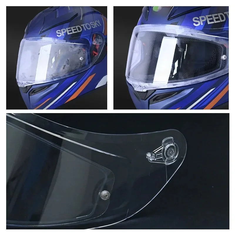 Replacement Helmet Visor Lens for AGV K5, K5S, K3 SV, K1 & Compact ST – Motorcycle Helmet Face Shield Windshield Lens
