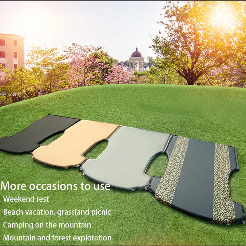 Matelas pneumatique gonflable pour Tesla Model 3 et Model Y (2017–2026) – Lit de voyage en daim pour le camping, les road trips et les aventures en plein air