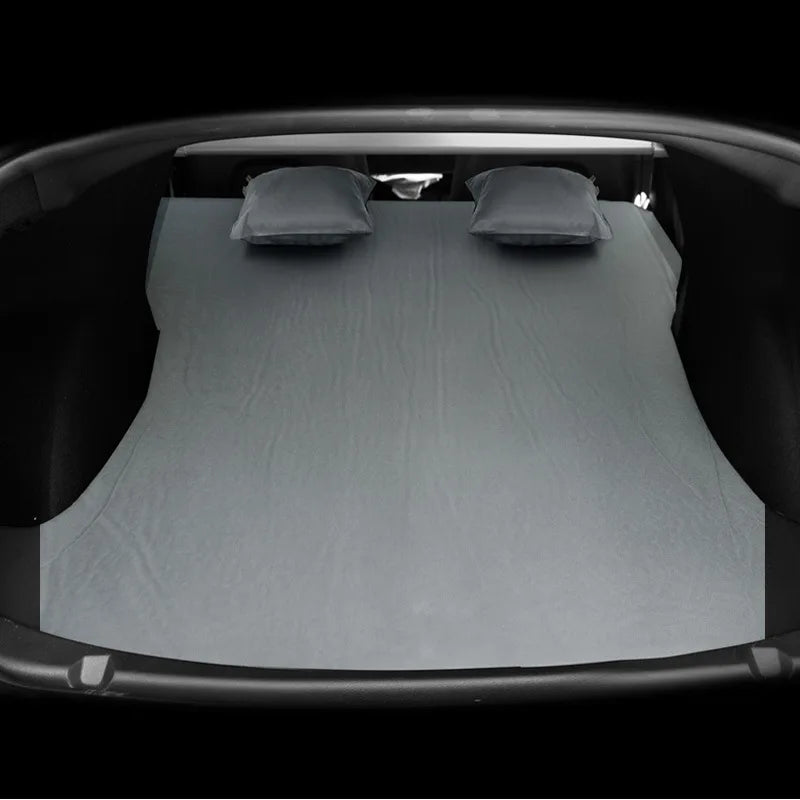 Matelas pneumatique gonflable pour Tesla Model 3 et Model Y (2017–2026) – Lit de voyage en daim pour le camping, les road trips et les aventures en plein air