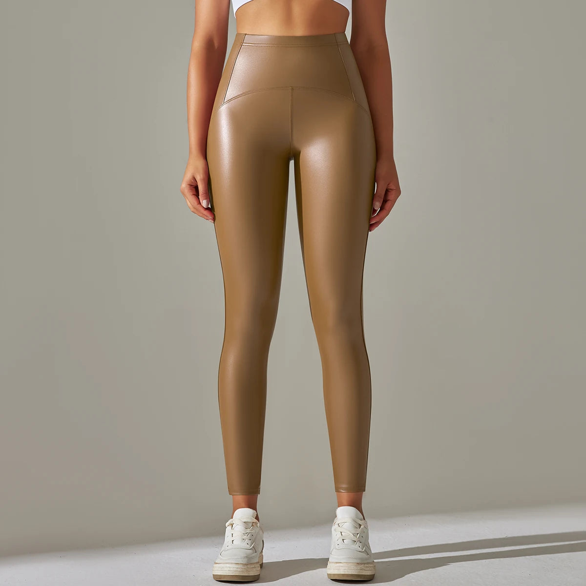 6 Color Autumn Winter Thin Velvet PU Leather Leggings Women High Elastic Waist Trousers Sexy Slimming Pants