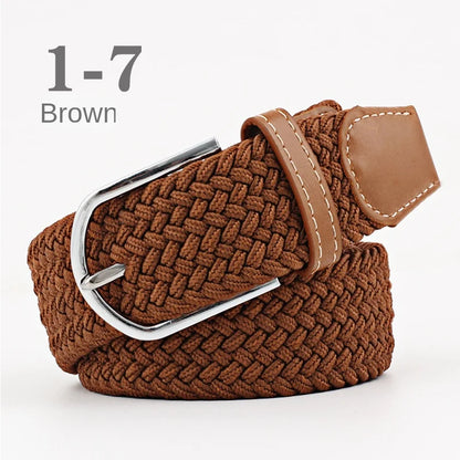 Unisex Canvas Belt Adjustable Nylon Waist Belt for Jeans, Casual & Outdoor Wear (107/120cm)