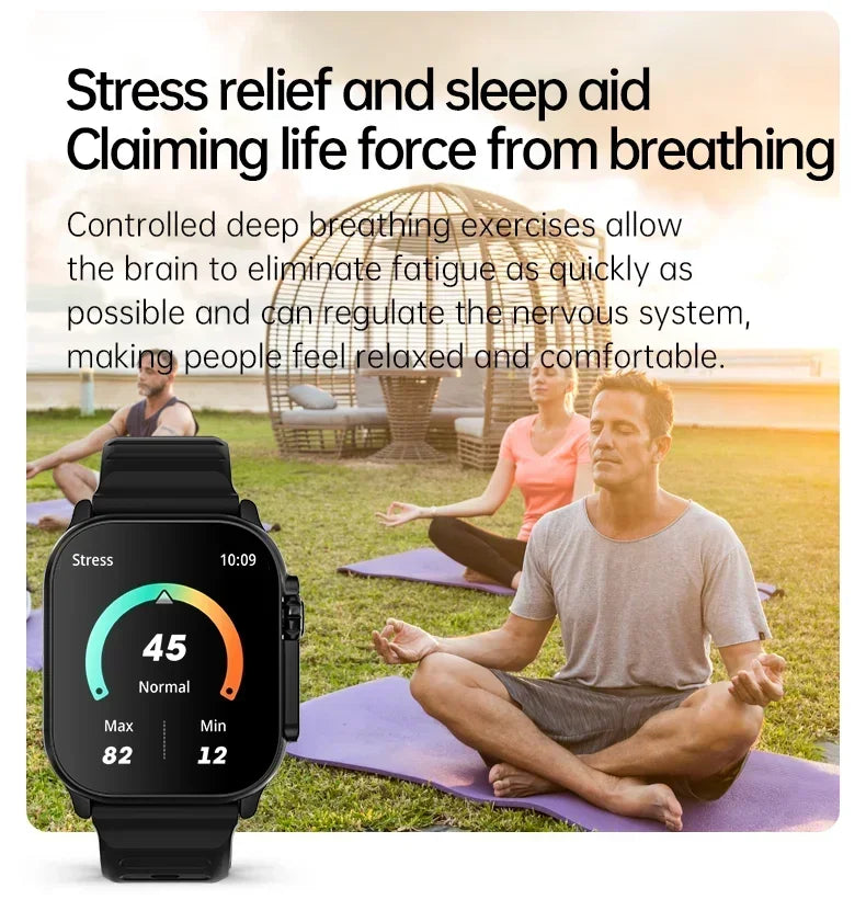 Smartwatch Men 49mm Series 8 Ultra 2.3" AMOLED NFC GPS Waterproof (2025)