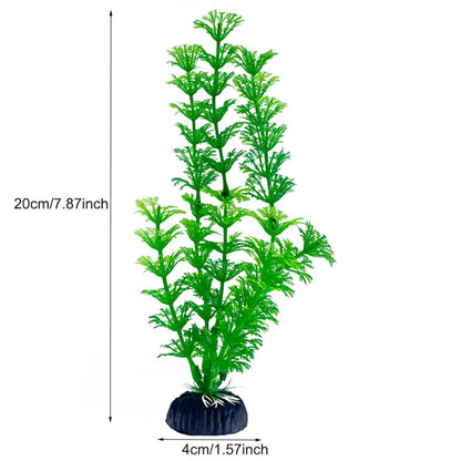 Artificial Aquarium Plants – Plastic Aquatic Underwater Plants for Fish Tank Decoration, Aquascaping & Aquarium Accessories