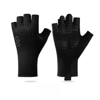 Guantes de Ciclismo Transpirables de Medio Dedo de Verano – Guantes Ultraligeros para Bicicleta de Carretera con Almohadillas Antideslizantes de Silicona para Ciclismo, MTB y Deportes al Aire Libre