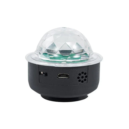 Mini RGB Car Stage Light – 3W Portable LED Effect Lamp with Rechargeable Laser Light for Disco, Parties & Holidays