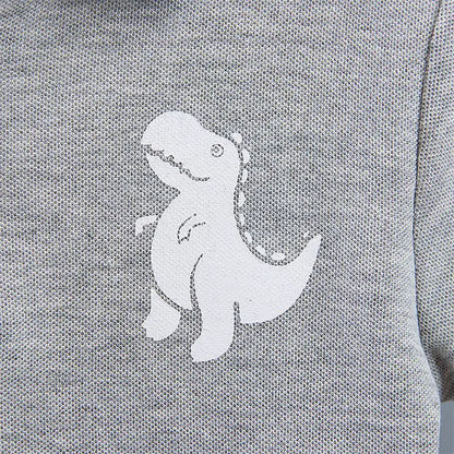 Conjunto de camiseta y pantalón corto de dinosaurios para bebé, ropa casual de verano de 2 piezas (0-5 años)