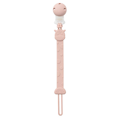 Clip de Chupete de Silicona sin BPA – Sujetachupetes de Una Sola Pieza para Bebés Niños y Niñas de 3+ Meses, Accesorio Seguro para Bebés