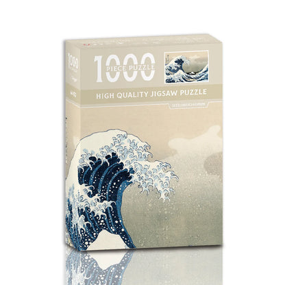 Mini puzzle de 1000 pièces – Puzzle de peinture à l'huile célèbre de Van Gogh pour adultes, jeu de puzzle d'art 38 × 26 cm, jouet éducatif casse-tête et cadeau de Noël