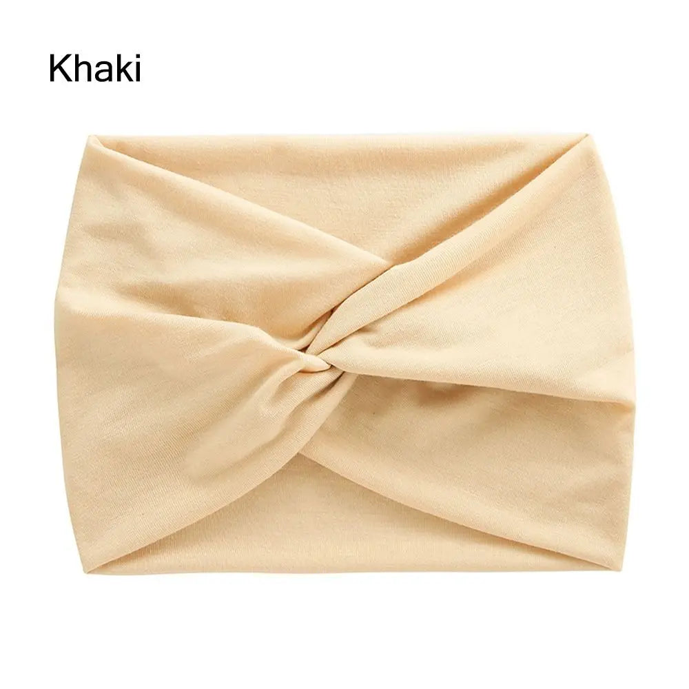 Extra Large Twisted Headband – Thick Wide Turban Hair Wrap for Women | Workout Yoga Fashion Hair Accessories