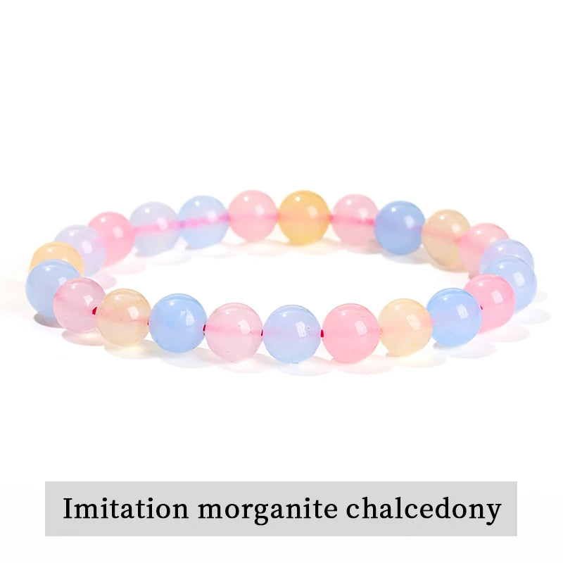 Pulsera de Cuentas de Piedra Natural – Pulsera de Gemas de Amatista, Ojo de Tigre, Cuarzo Cristal y Ágata para Mujeres y Hombres, Regalo de Joyería de Energía Reiki