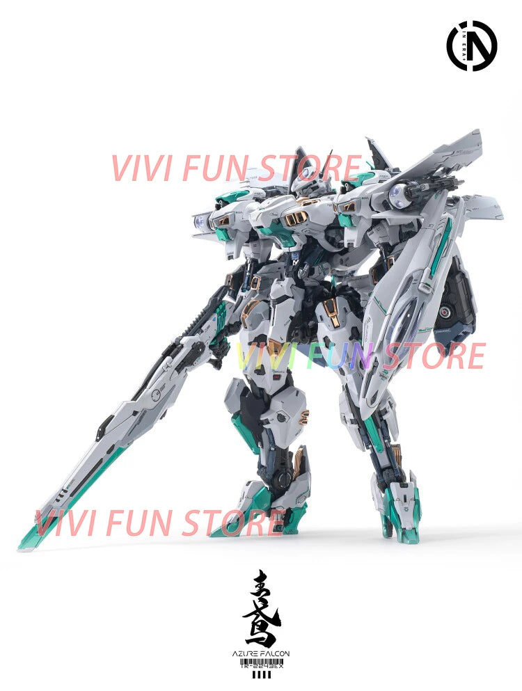 IN ERA+ Azure Falcon TR-2243EX RMD Plastic Model Kit – Infinite Dimension Mecha Assembly Kit, Detailed Robot Collectible Toy for Model Builders