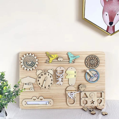 Accesorios para tablero de actividades Montessori – Piezas de tablero de actividades sensoriales DIY con enchufe eléctrico, juguetes de aprendizaje para niños