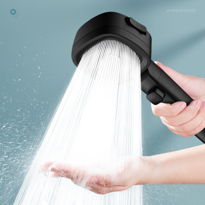 Pommeau de douche haute pression – Pulvérisateur de douche à main 3 modes à économie d'eau, fonction d'arrêt à une touche, accessoire de douche de salle de bain réglable pour la maison