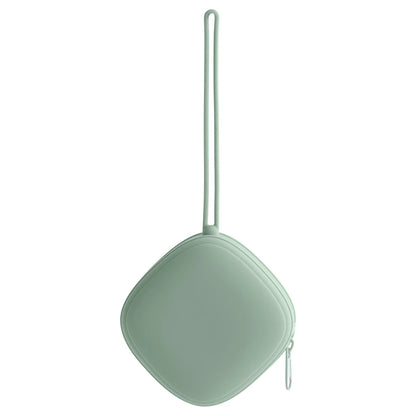 Étui portable pour sucette de bébé – Boîte de rangement en silicone de qualité alimentaire avec fermeture éclair pour voyage et accessoires pour bébé