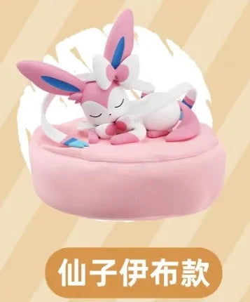 Original Pokémon Eevee Sleeping Position Series Blind Box – Sylveon, Umbreon, Flareon, Jolteon Desktop Decoration Model Gift
