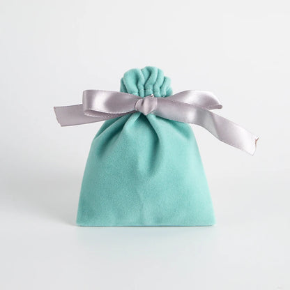 10 Bolsas de Terciopelo con Cordón – Bolsitas de Regalo con Cinta 10x12cm para Empaque de Joyas, Recuerdos de Boda, Almacenamiento de Viaje y Dulces