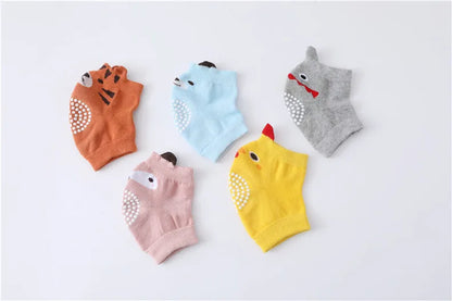 Rodilleras Antideslizantes para Bebés – Protectores de Algodón para Gatear de 0 a 3 Años, Mangas Acolchadas para Codos de Recién Nacidos, Rodilleras para Niños y Niñas, Accesorios Suaves de Protección para Gatear