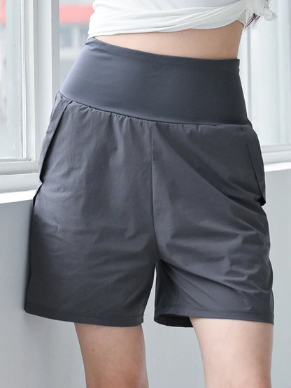 2025 Women's High-Waist A-Line Capri Shorts – Loose-Fit Wide-Leg Summer Casual Pants, Lightweight Comfortable Women's Bottoms