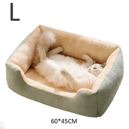 Cama para gatos, casita cómoda para mascotas, cesta suave y cojín para gatos y perros pequeños, cama cómoda para dormir gatitos, accesorios para mascotas