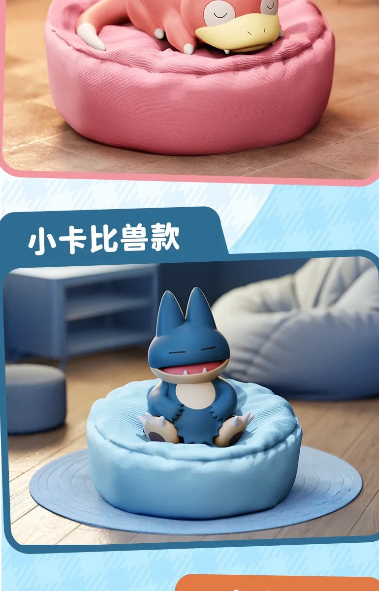 6 Styles Pokémon Pikachu Meowth Rowlet Charmander Gonbe Sleep Starry Dream Series Action Figure – Cartoon Toy Gift Model