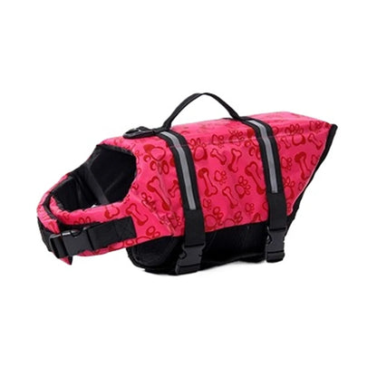 Gilet de sauvetage réfléchissant pour chien – Gilet de natation réglable pour animaux avec flottabilité améliorée pour la natation et le nautisme