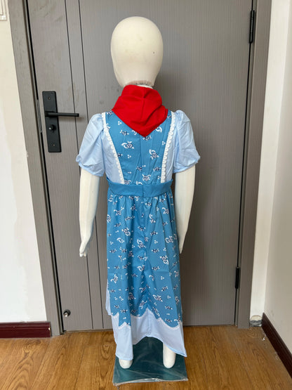 Holly Wheeler Cosplay Costume – Season 5 Inspired Dress, Scarf & Hooded Cloak Outfit for Halloween, Party & Stage Performance