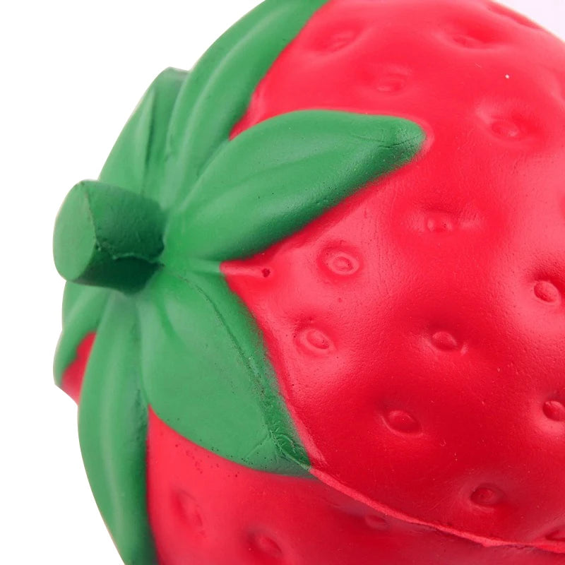 Super Jumbo Strawberry Squishy Toy – 11.5×9CM Cream-Scented Slow-Rising Antistress Squeeze Toy for Kids & Grownups