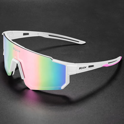 SCVCN Cycling Sunglasses – UV400 Sports Eyewear for Men & Women, Road Bike & Outdoor Glasses for Driving, Mountain Climbing & Cycling