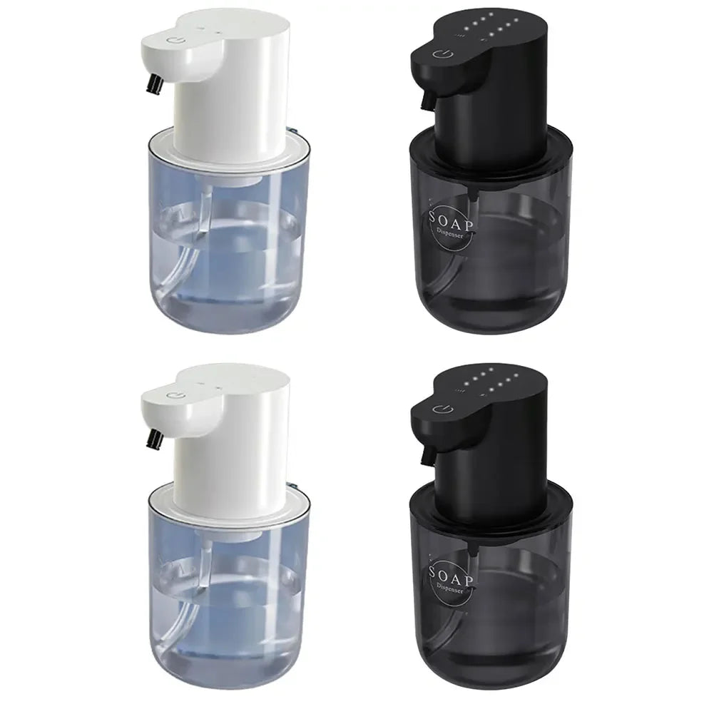 Dispensador automático de jabón espumoso de 400ml con sensor infrarrojos – Dispensador de jabón en espuma y gel sin contacto para baño y cocina