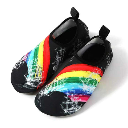 Water Shoes Socks for Men, Women & Kids – Thin Anti-Slip Swim Shoes for Beach, Surfing, Diving, Yoga, Fitness & Water Sports