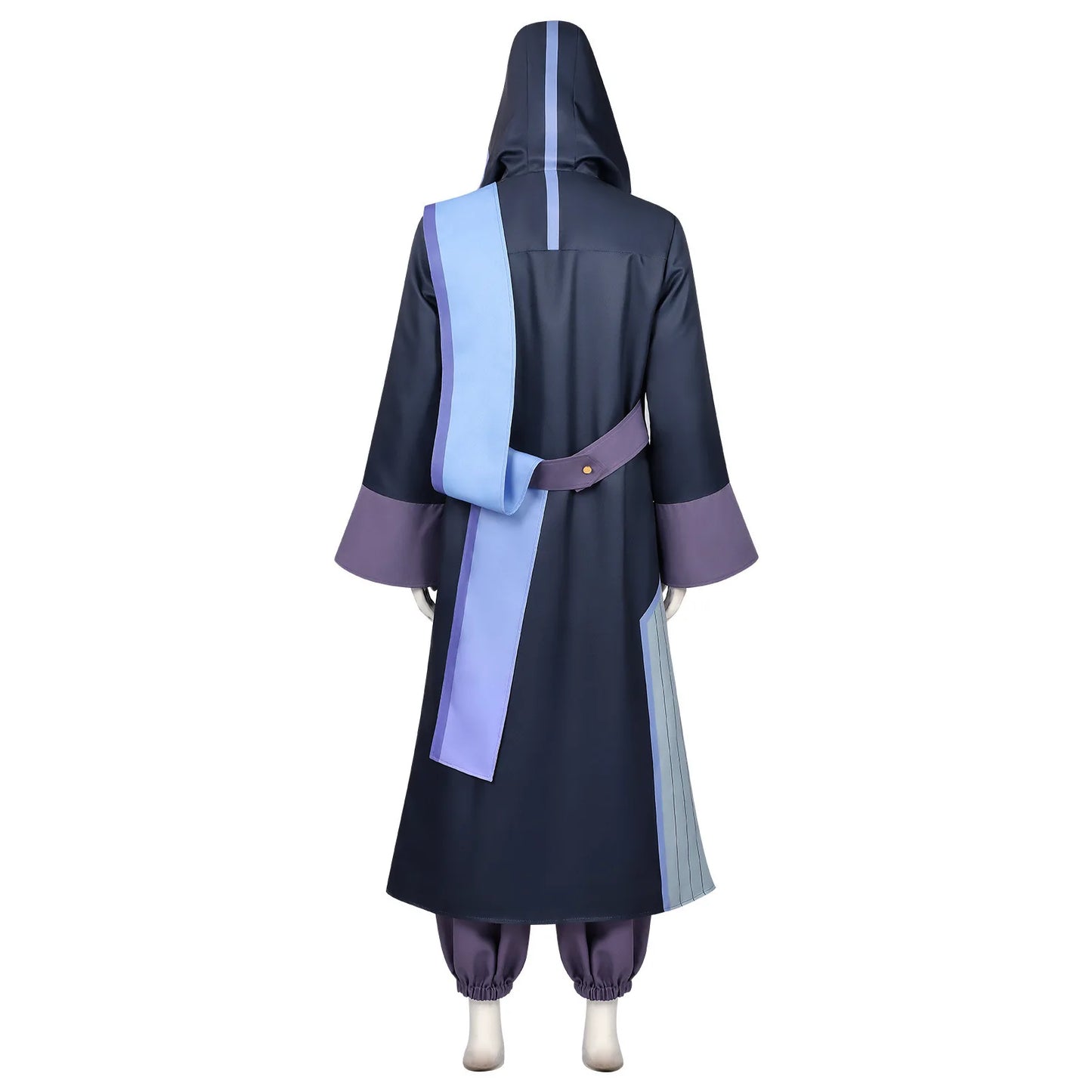 Cosmic Princess Kaguya Inspired Cosplay Costume – Cyberpunk Priest Uniform Full Set for Men Halloween, Carnival & Party Roleplay