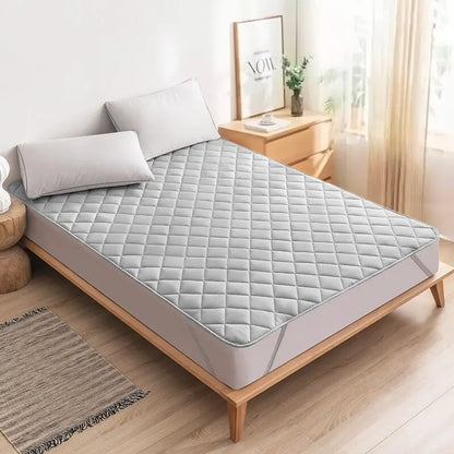Protège-matelas imperméable – Housse de matelas lavable avec jupe élastique pour la protection du lit