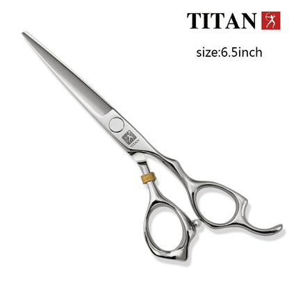 TITAN Professional Barber Scissors – Japan 440C Steel Hair Cutting & Thinning Shears | 5.0/5.5/6.0/6.5 Inch Hairdressing Tools