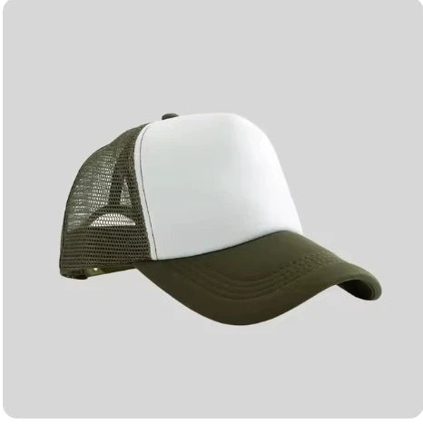 Gorra Trucker de Malla de 5 Paneles con Logotipo Personalizado – Gorra de Béisbol Ajustable para Hombres y Mujeres, Equipos Deportivos y Uso al Aire Libre en Verano