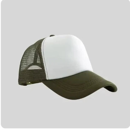 Gorra Trucker de Malla de 5 Paneles con Logotipo Personalizado – Gorra de Béisbol Ajustable para Hombres y Mujeres, Equipos Deportivos y Uso al Aire Libre en Verano
