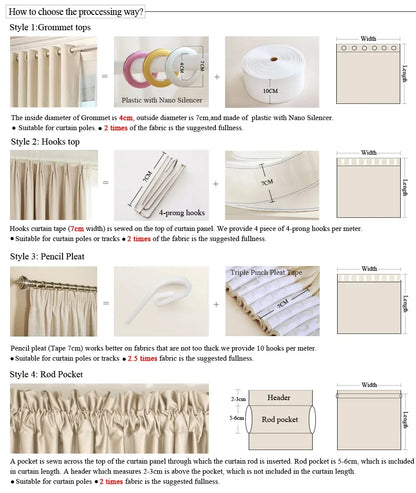 Premium Sheer Voile Curtains – White Linen-Look Window Panels for Bedroom & Living Room