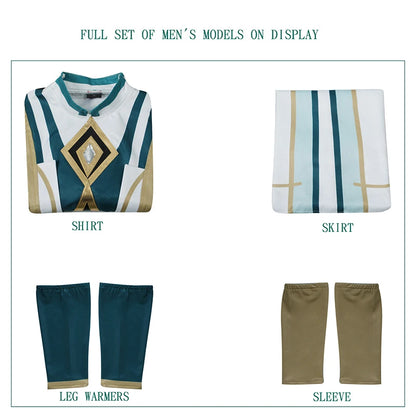 Genshin Impact Akademiya Cosplay Uniform – Sumeru Library Costume (Men & Women)
