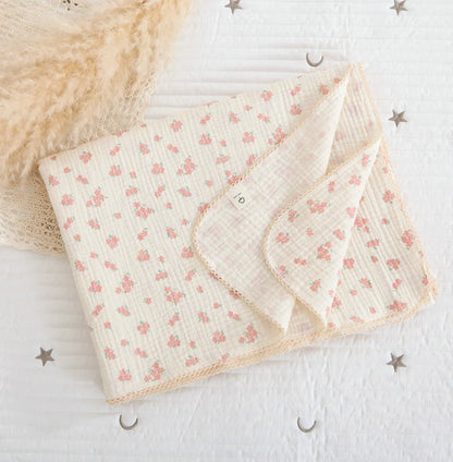 Summer Baby Muslin Blanket – Soft Newborn Swaddle Wrap Receiving Blanket for Infant Crib & Sleeping