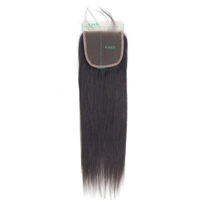 24/26 pulgadas de cabello humano brasileño liso para frontal de encaje – Cierre frontal de encaje transparente HD de 13x6 pre-arrancado | Extensión de cabello natural Remy