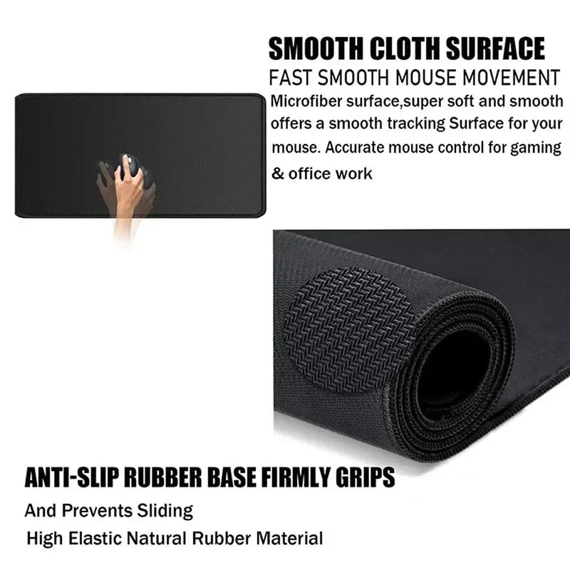 Gengar Gaming Mouse Pad – Large Extended Desk Mat with LockEdge Design for Keyboard & Computer Setup