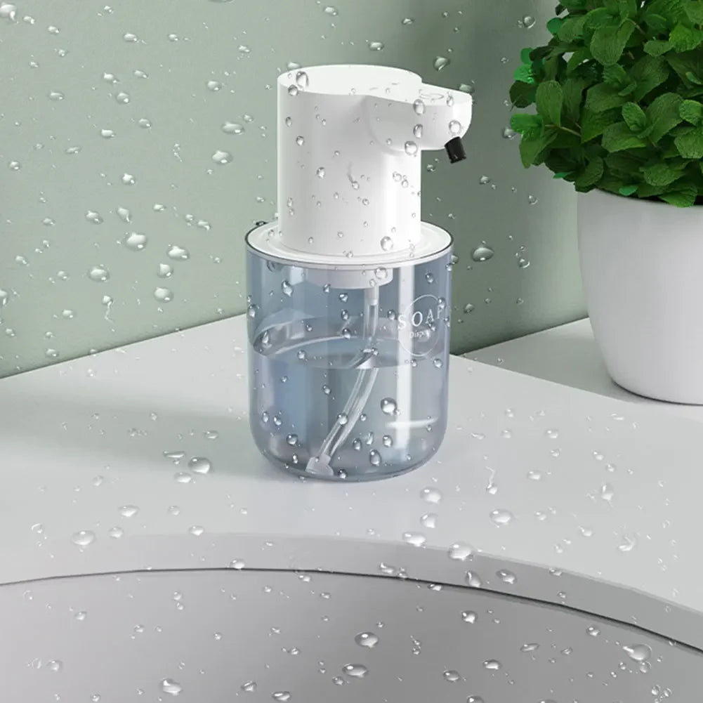 Dispensador automático de jabón espumoso de 400ml con sensor infrarrojos – Dispensador de jabón en espuma y gel sin contacto para baño y cocina