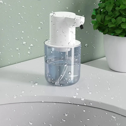 Dispensador automático de jabón espumoso de 400ml con sensor infrarrojos – Dispensador de jabón en espuma y gel sin contacto para baño y cocina