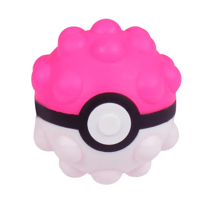 Pokémon Decompression Toys – 6 Styles Cute Poké Ball Pinching Slow Rebound Stress Relief Portable Toys for Kids Gift