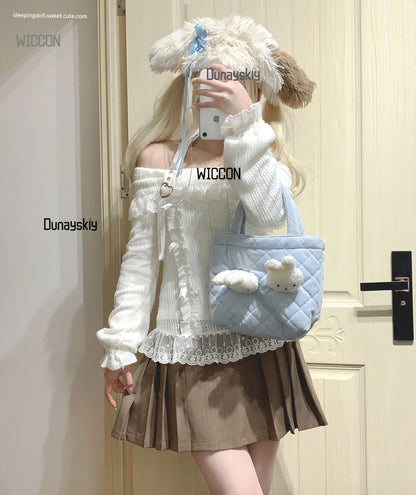 Woman Character Angel Role Play Costume – Japanese Anime Kimono Slit Elf Goddess Dress COS Uniform Set